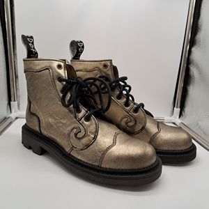 John Fluevog 40th anniversary Derby Swirl angel  boots